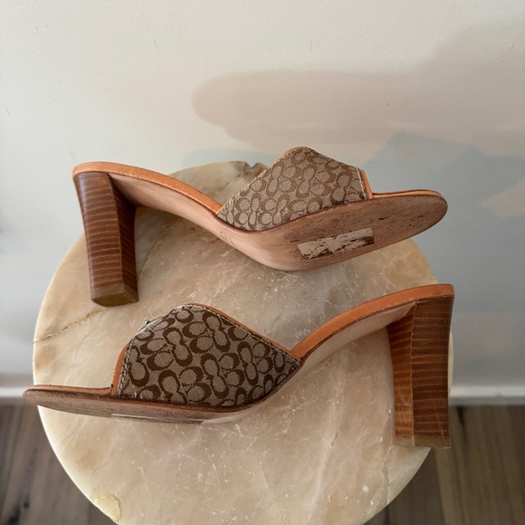 Coach Women's Daryn Slide Heels Size 8.5 - Picture 5 of 15